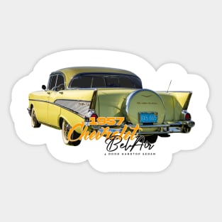 1957 Chevrolet Bel Air 4 Door Sedan Sticker